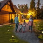 Aktive Tech Pack de 2 focos solares LED luz cálida con estaca