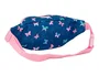 Safta Riñonera Blackfit8 mariposas negra