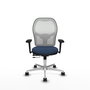 PIQUERAS Y CRESPO Silla de oficina Jorquera Azul marino y Blanco