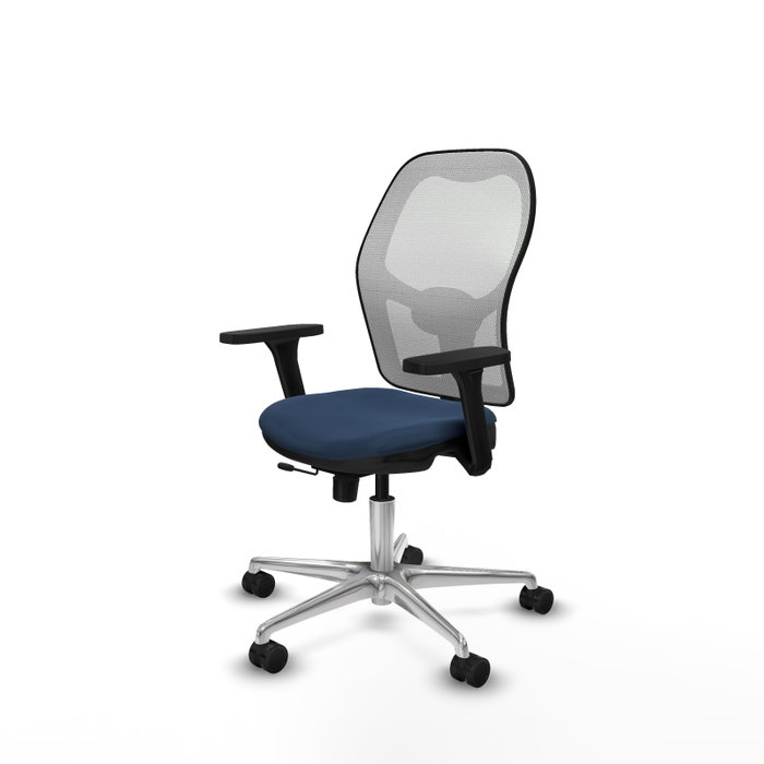 PIQUERAS Y CRESPO Silla de oficina Jorquera Azul marino y Blanco
