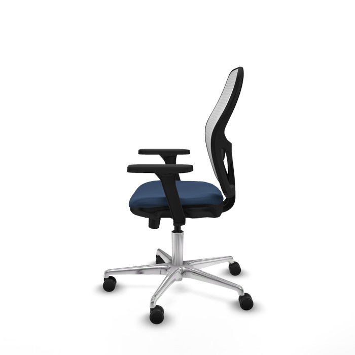 PIQUERAS Y CRESPO Silla de oficina Jorquera Azul marino y Blanco