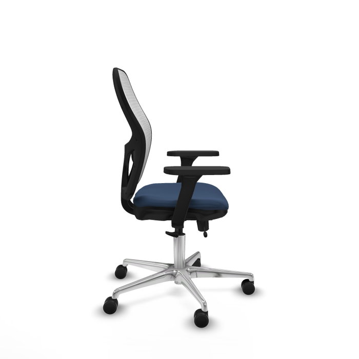 PIQUERAS Y CRESPO Silla de oficina Jorquera Azul marino y Blanco