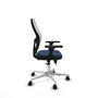 PIQUERAS Y CRESPO Silla de oficina Jorquera Azul marino y Blanco