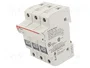 DF ELECTRIC Portafusibles PMX para Raíl DIN 30A 600VAC 3 Polos