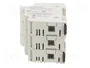 DF ELECTRIC Portafusibles PMX para Raíl DIN 30A 600VAC 3 Polos