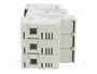 DF ELECTRIC Portafusibles PMX para Raíl DIN 30A 600VAC 3 Polos