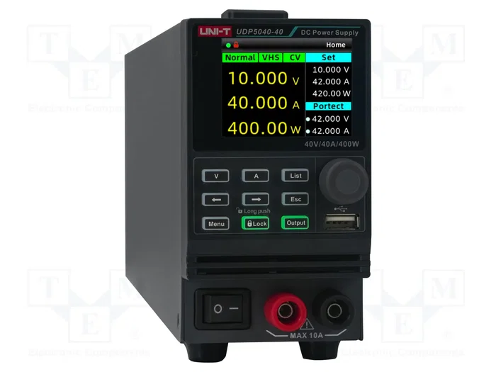 UNI-T Fuente de alimentación de laboratorio programable unicanal 400W 0...80V 0...20A UNI-T Fuente de alimentación de laboratorio programable unicanal 400W 0...80V 0...20A