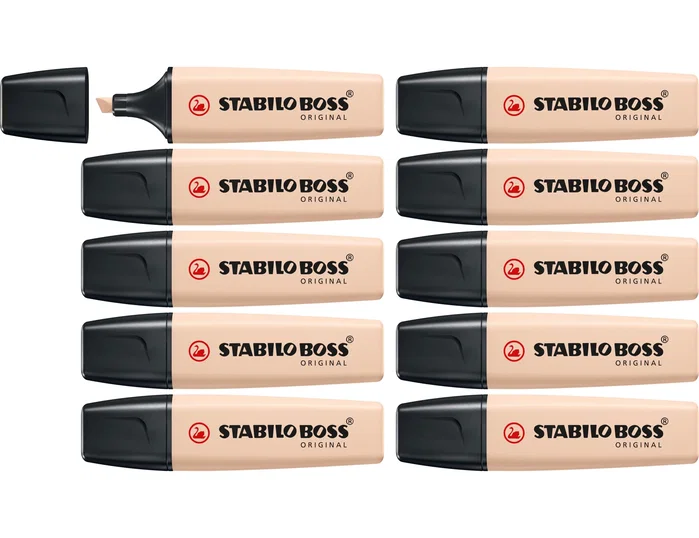 Stabilo Boss Original Naturecolors Beige Set de 10 Stabilo Boss Original Naturecolors Beige Set de 10