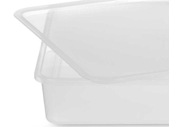 Leknes Fiambrera 24 cm x 24 cm x 5.1 cm Transparente Plástico PP (Set de 24) Leknes Fiambrera 24 cm x 24 cm x 5.1 cm Transparente Plástico PP (Set de 24)