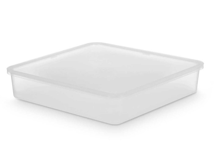 Leknes Fiambrera 24 cm x 24 cm x 5.1 cm Transparente Plástico PP (Set de 24) Leknes Fiambrera 24 cm x 24 cm x 5.1 cm Transparente Plástico PP (Set de 24)