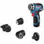 Bosch Professional GSR 12V-35 FC con GFA 12-H, GFA 12-B y L-BOXX