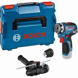 Bosch Professional GSR 12V-35 FC con GFA 12-H, GFA 12-B y L-BOXX