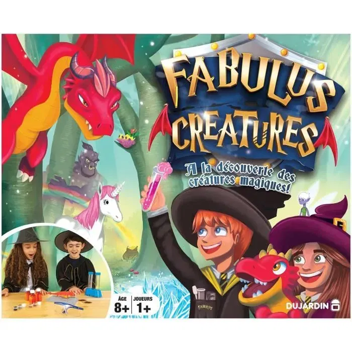 Dujardin DUJ3701656100393 Fabulus Creatures Juego de mesa a partir de 8 años