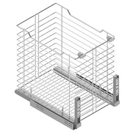 Menage Confort Tolva Ropa Classic M400 Cromo Extracción Total Guía Oculta Capacidad 25kg