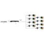Techly Extender Splitter HDMI 1x8 1080p 60Hz CAT6/6a/7