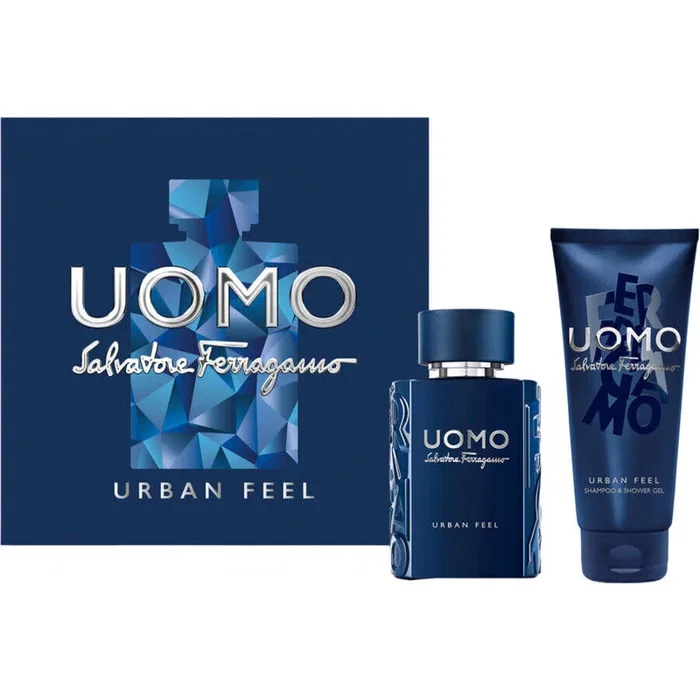 Salvatore Ferragamo Uomo Urban Feel Gift Set con Eau de Toilette y Gel de Ducha