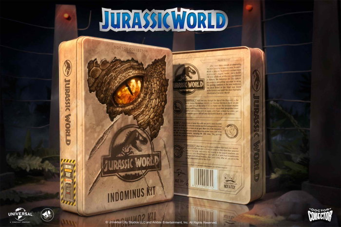 Doctor Collector Kit Indominus Jurassic World Collector's Box Doctor Collector Kit Indominus Jurassic World Collector's Box