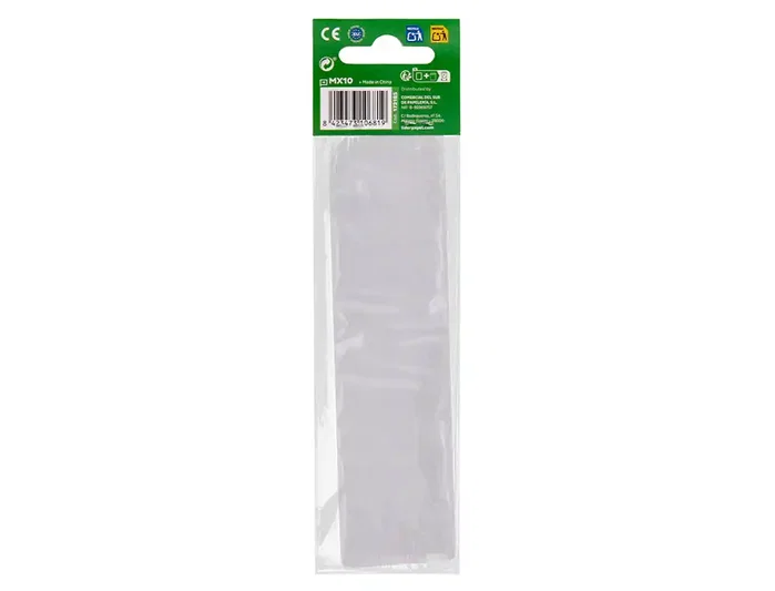 Liderpapel Ojo adhesivo 10 mm con pupila y pestaña de color, pack de 33 unidades