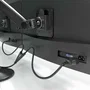 Aisens Cable de Alimentación CEE7/7 a 2x C13, 1.8m, Negro