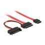 DeLOCK Cable SATA I Hembra/Hembra Rojo 30 cm