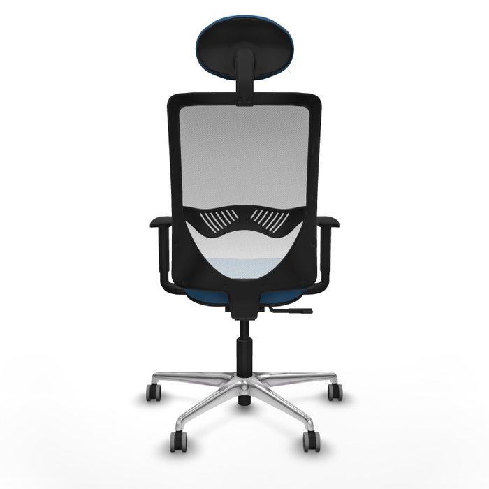 PIQUERAS Y CRESPO Silla de oficina Zulema con mecanismo Sincro Azul claro y Blanco PIQUERAS Y CRESPO Silla de oficina Zulema con mecanismo Sincro Azul claro y Blanco