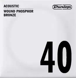 Dunlop Cuerda Acústica Phosphor Bronze .040 Set de 12 (Set de 12)