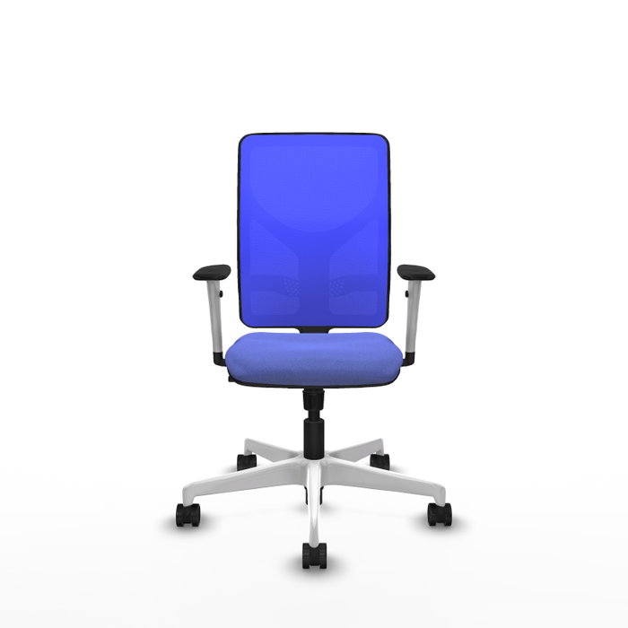PIQUERAS Y CRESPO Silla de oficina Motilla con mecanismo Sincro Azul