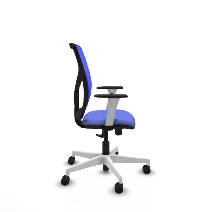 PIQUERAS Y CRESPO Silla de oficina Motilla con mecanismo Sincro Azul