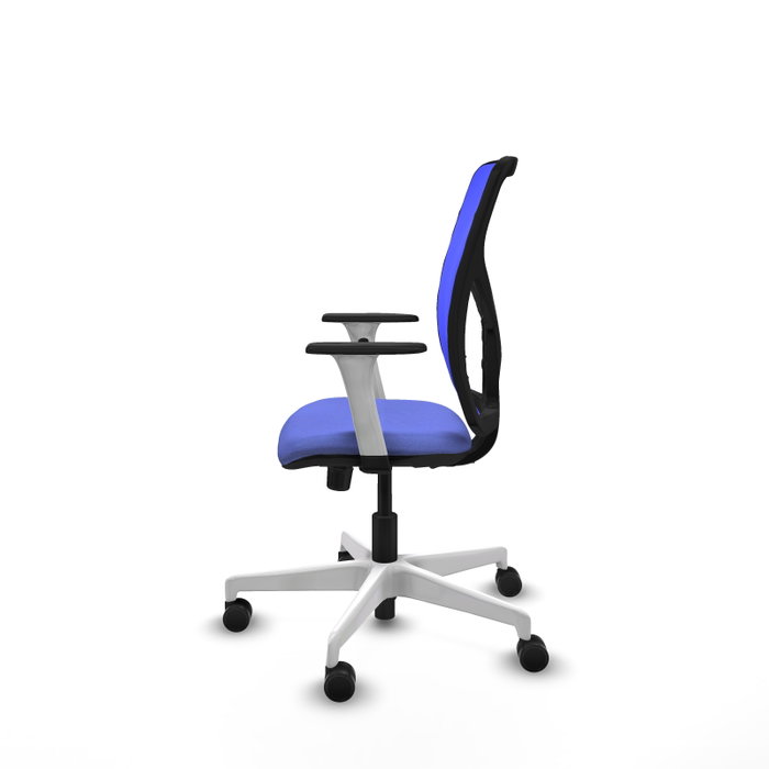 PIQUERAS Y CRESPO Silla de oficina Motilla con mecanismo Sincro Azul