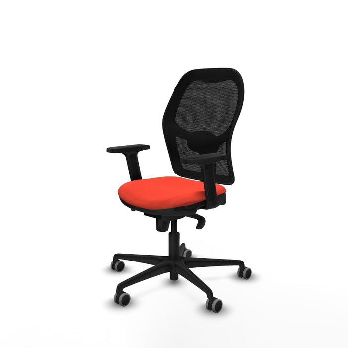 PIQUERAS Y CRESPO Silla de oficina Jorquera Naranja y Negro