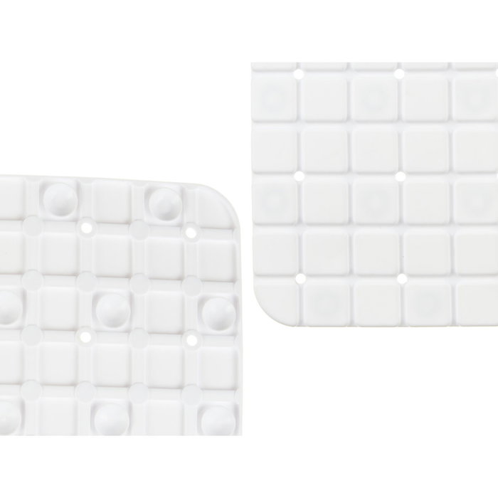 Alfombrilla Antideslizante para Ducha Berilo Blanco PVC 6 x 50 x 6 cm 50,3 x 50,3 x 0,7 cm Cuadros (6 Unidades) Alfombrilla Antideslizante para Ducha Berilo Blanco PVC 6 x 50 x 6 cm 50,3 x 50,3 x 0,7 cm Cuadros (6 Unidades)