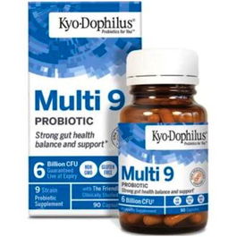 UNIVERSO NATURAL Kyo-Dophilus 9 Estirpes 90 Cápsulas - Fórmula de 9 cepas probióticas (Lactobacillus y Bifidobacterium) para la función intestinal.