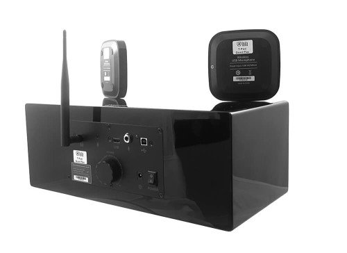 Laia t-Pod Quad 22 Plus Negro Sistema de Microfonía para Salas Grandes