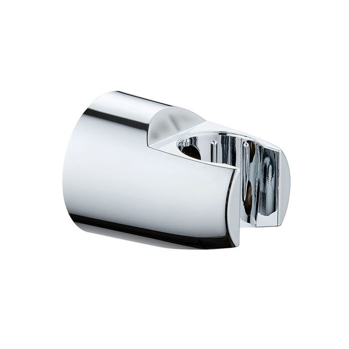 Wenko Conjunto de Ducha Basic con Cabezal de 5 Funciones, Manguera 150 cm y Soporte Ajustable, ABS/Acero Inox