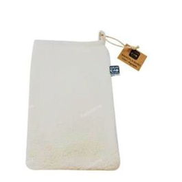 NATURASPA Manopla Baño Lino/Algodón Exfoliante 21x14cm