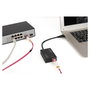 Digitus Adaptador de Red SFP Gigabit USB 3.0, Conectividad USB Tipo A a SFP, IC RTL8153, Plug and Play, Negro