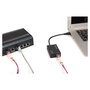 Digitus Adaptador de Red SFP Gigabit USB 3.0, Conectividad USB Tipo A a SFP, IC RTL8153, Plug and Play, Negro