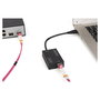 Digitus Adaptador de Red SFP Gigabit USB 3.0, Conectividad USB Tipo A a SFP, IC RTL8153, Plug and Play, Negro