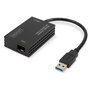 Digitus Adaptador de Red SFP Gigabit USB 3.0, Conectividad USB Tipo A a SFP, IC RTL8153, Plug and Play, Negro