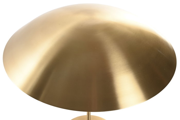 DKD Home Decor Lámpara de sobremesa latón patinado dorado