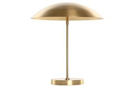 DKD Home Decor Lámpara de sobremesa latón patinado dorado