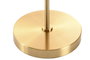 DKD Home Decor Lámpara de sobremesa latón patinado dorado
