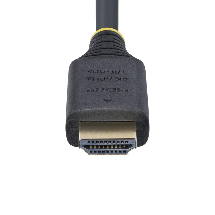 StarTech.com HDMI2-CABLE-4K60-8F Cable HDMI 2.0 Premium 2.4m - Certificado, 4K 60Hz, 1440p 144Hz, 18Gbps, Ethernet, HDR, ARC, HDCP 2.2, TPE, Negro