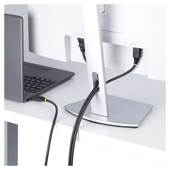 StarTech Cable HDMI 2.0 Premium Certificado Alta Velocidad 2.4m - 4K 60Hz, 1440p 144Hz, HDR10, HDCP 2.2, ARC, 18Gbps, Recubrimiento TPE - Negro