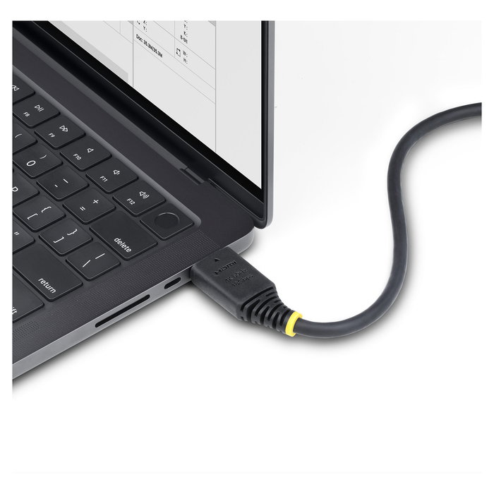 StarTech Cable HDMI 2.0 Premium Certificado Alta Velocidad 2.4m - 4K 60Hz, 1440p 144Hz, HDR10, HDCP 2.2, ARC, 18Gbps, Recubrimiento TPE - Negro