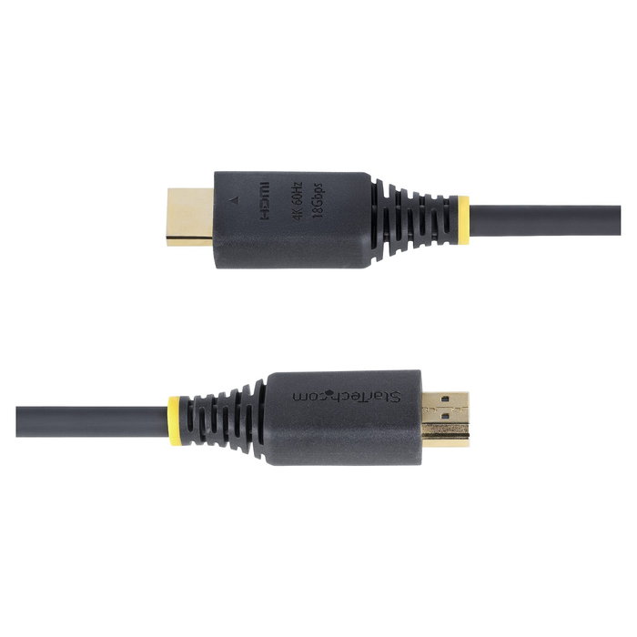 StarTech Cable HDMI 2.0 Premium Certificado Alta Velocidad 2.4m - 4K 60Hz, 1440p 144Hz, HDR10, HDCP 2.2, ARC, 18Gbps, Recubrimiento TPE - Negro