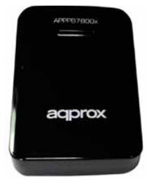 APPROX Power Bank Universal 7800 mAh (Negro)