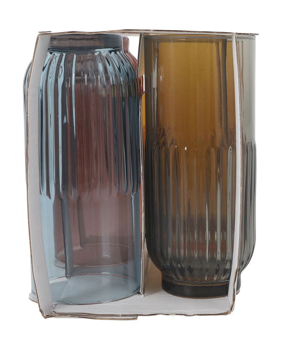 LAV Set 4 Vasos "Tokyo" 395 cc Colores (6 Cajas)