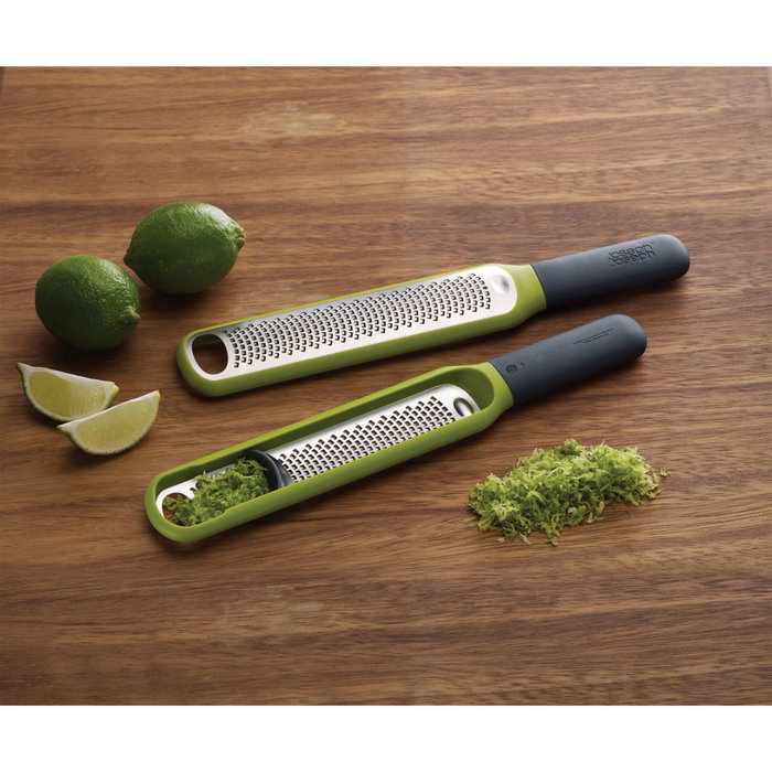 Joseph Joseph Handi-Zest Verde Citrus Zester Rallador de Cítricos con Raspador Joseph Joseph Handi-Zest Verde Citrus Zester Rallador de Cítricos con Raspador