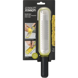 Joseph Joseph Handi-Zest Verde Citrus Zester Rallador de Cítricos con Raspador